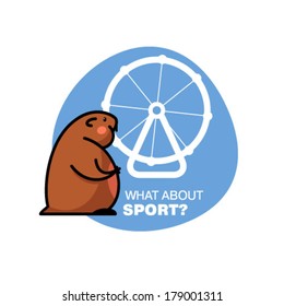 Fat hamster