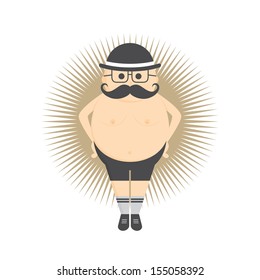 fat hipster guy avatar