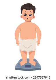 fat man in balance character