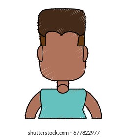 Fat man cartoon
