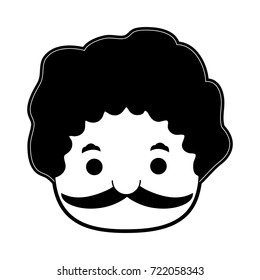 fat man cartoon icon image 
