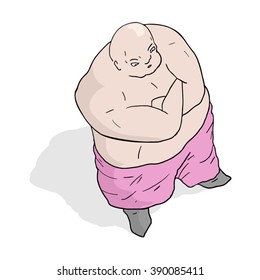 fat man draw