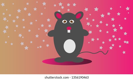 fat mouse black