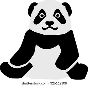 Fat Panda sitting