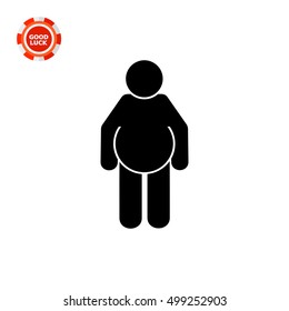 Fat Person Icon