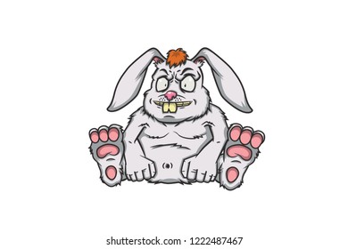 Fat Rabbit Cartoon