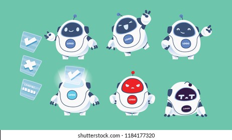 Fat Robot Character Mascot
