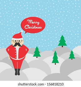 fat santa merry christmas