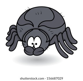 Fat Spider Male Cartoon Halloween Vector Stock Vector (Royalty Free ...