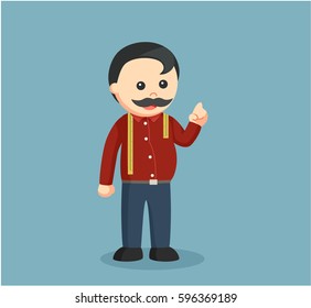 fat tailor illustration design
