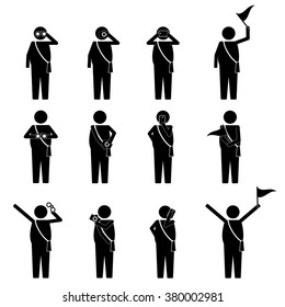 fat tourist and visitor on group activity infographic icon vector sign Symbol pictogram
