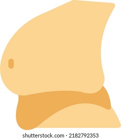 ilustración del vector gordo en un fondo transparente. Símbolos de calidad premium. Iconos vectoriales de color de línea para el concepto y el diseño gráfico.
