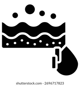 Icono de Web gordo en estilo audaz