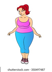 Fat woman