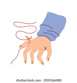 fate, little finger with red thread icon