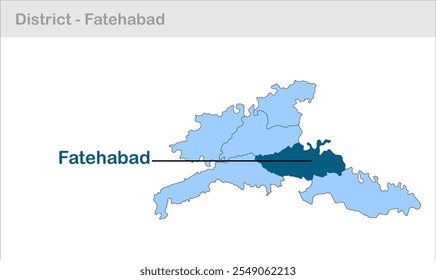Mapa do sub-distrito de Fatehabad, Distrito de Agra, Estado de Uttar Pradesh, República da Índia, Governo de Uttar Pradesh, Território indiano, Índia Oriental, política, aldeia, turismo
