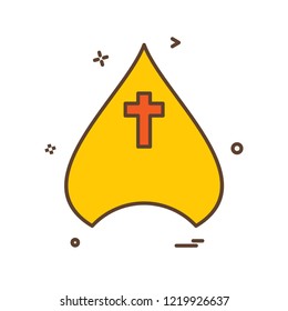 Father cap icon design vector