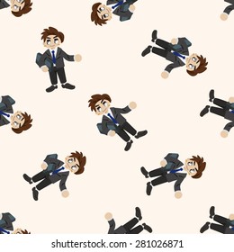 father , cartoon seamless pattern background
