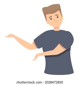 Father choice icon cartoon vector. Vuca ambiguity. Business question