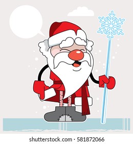 Father Christmas cartoon