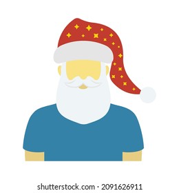 Father christmas, kris kringle Color Isolated Vector Icon which can
easily modify or edit