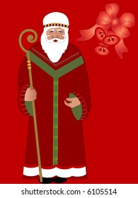 father christmas vector