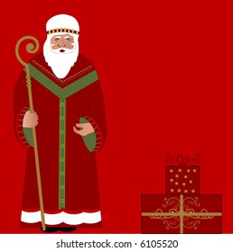 father christmas vector