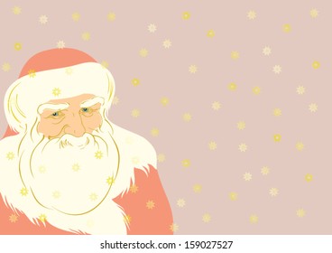 Father Christmas vector illustration