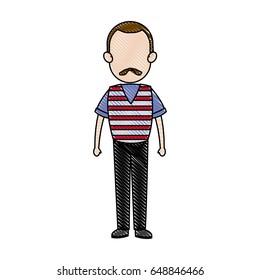 father dad male member of family vector illustration