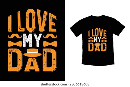 Father Or Dad Typography T shirt Design Vector