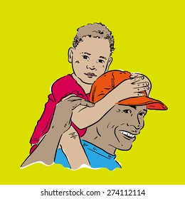 father and daughter
