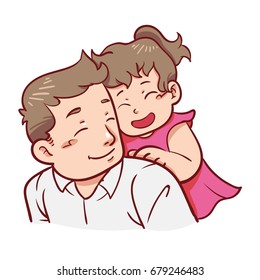 Father and daughter