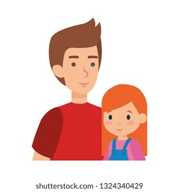 father with daughter characters