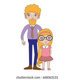 Father and daugther