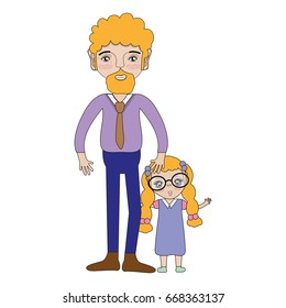 Father and daugther