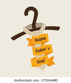 Father day card icon image, vector illustration