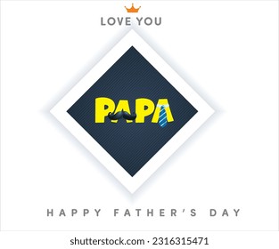 father day card on the world father day