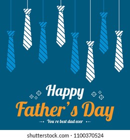 Father day design background tie