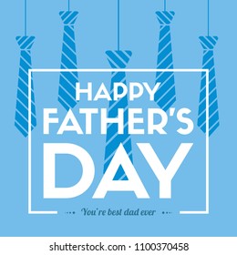 Father day design greeting card