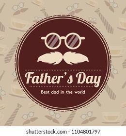 Father day eyeglasses design greeting card Father day eyeglasses design greeting card