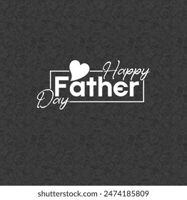 Father Day Festival Day English Typography 