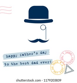 Father day gift card background. Abstract father day pattern for design card, party invitation, fater's day store season sale, art workshop, t shirt, bag print  etc.