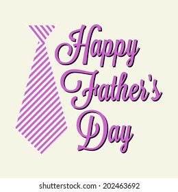 Father day greeting card in vector