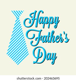 Father day greeting card in vector