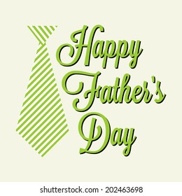 Father day greeting card in vector