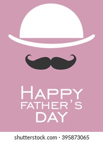 Father day greeting card. Vector Illustration