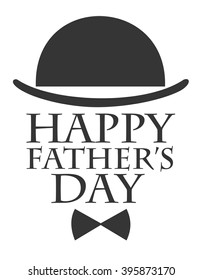 Father day greeting card. Vector Illustration