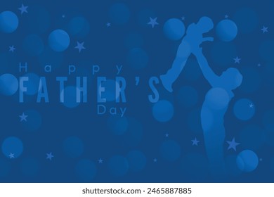Father day, Happy father's day design illustration.