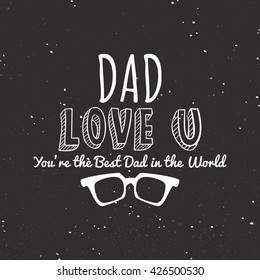 father day label