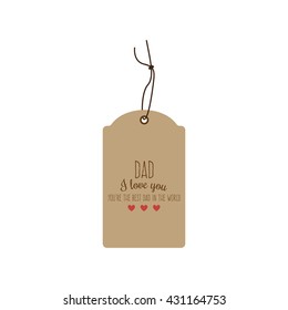 father day  label